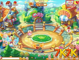7k7k小游戏摩尔庄园,童话世界冒险之旅